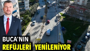 Buca'nın refüjleri yenileniyor