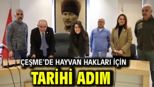 Çeşme'de hayvan hakları için tarihi adım