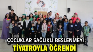 Çocuklar Sağlıklı Beslenmeyi Tiyatroyla Öğrendi