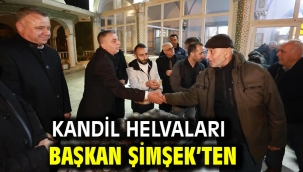 Kandil Helvaları Başkan Şimşek'ten