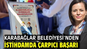Karabağlar Belediyesi'nden İstihdamda Çarpıcı Başarı