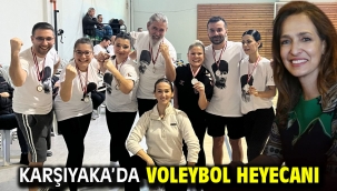Karşıyaka'da voleybol heyecanı