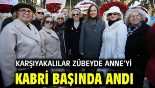 Karşıyakalılar Zübeyde Anne'yi kabri başında andı