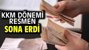 KKM dönemi resmen sona erdi