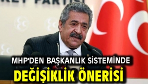 MHP'den Başkanlık sisteminde değişiklik önerisi