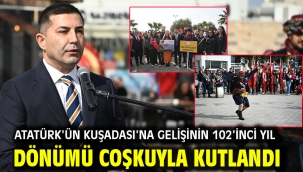 Atatürk'ün Kuşadası'na Gelişinin 102'inci Yıl Dönümü Coşkuyla Kutlandı
