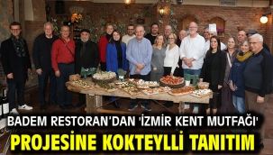 Badem Restoran'dan 'İzmir Kent Mutfağı' projesine kokteylli tanıtım