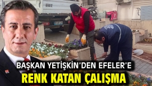 Başkan Yetişkin'den Efeler'e Renk Katan Çalışma