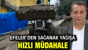 Efeler'den Sağanak Yağışa Hızlı Müdahale