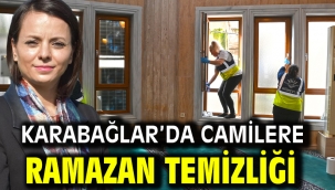 Karabağlar'da Camilere Ramazan Temizliği