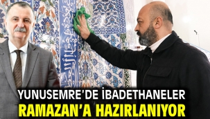Yunusemre'de İbadethaneler Ramazan'a Hazırlanıyor