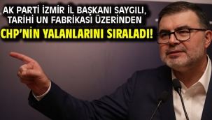 AK Parti İzmir İl Başkanı Saygılı, Tarihi Un Fabrikası üzerinden CHP'nin yalanlarını sıraladı!