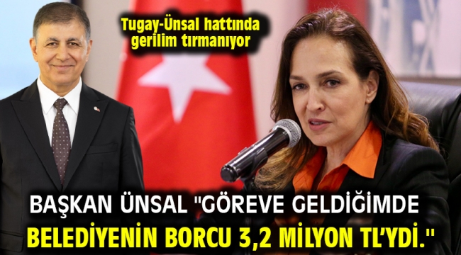 Başkan Ünsal: '' Göreve geldiğimde belediyenin toplam borcu 3,2, Milyon TL'ydi.