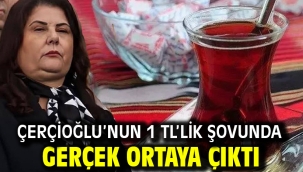 ÇERÇİOĞLU'NUN 1 TL'LİK ŞOVUNDA GERÇEK ORTAYA ÇIKTI