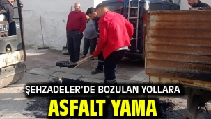 Şehzadeler'de Bozulan Yollara Asfalt Yama