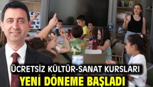 Ücretsiz Kültür-Sanat Kursları Yeni Döneme Başladı