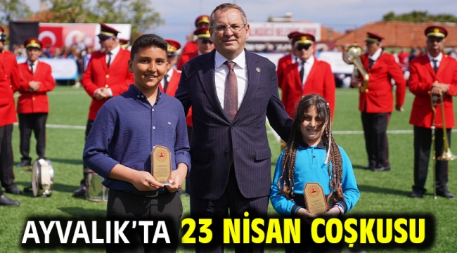 Ayvalık'ta 23 Nisan Coşkusu