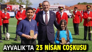 Ayvalık'ta 23 Nisan Coşkusu
