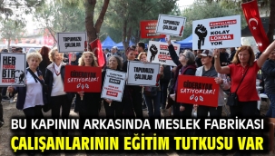 Bu kapının arkasında Meslek Fabrikası çalışanlarının eğitim tutkusu var