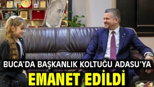 Buca'da başkanlık koltuğu Adasu'ya emanet edildi