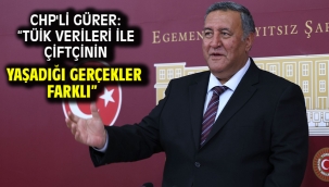 CHP'Lİ GÜRER: "TÜİK VERİLERİ İLE ÇİFTÇİNİN YAŞADIĞI GERÇEKLER FARKLI"  
