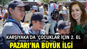 Karşıyaka'da 'Çocuklar için 2. El Pazarı'na büyük ilgi  