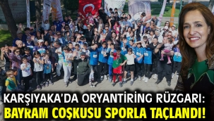Karşıyaka'da oryantiring rüzgarı: Bayram coşkusu sporla taçlandı!