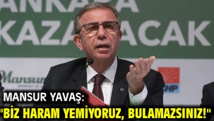 Mansur Yavaş: "Biz haram yemiyoruz, bulamazsınız!"