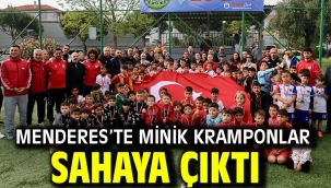 Menderes'te Minik Kramponlar Sahaya Çıktı