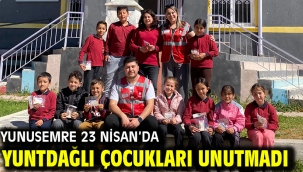 Yunusemre 23 Nisan'da Yuntdağlı Çocukları Unutmadı