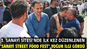3. Sanayi Sitesi'nde ilk kez düzenlenen "Sanayi Street Food Fest" yoğun ilgi gördü