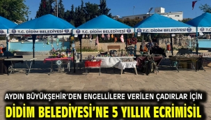 Aydın Büyükşehir'den Engellilere Verilen Çadırlar İçin Didim Belediyesi'ne 5 Yıllık Ecrimisil