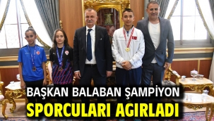 Başkan Balaban Şampiyon Sporcuları Ağırladı