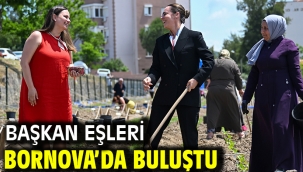 Başkan eşleri Bornova'da buluştu 