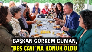 Başkan Görkem Duman, "Beş Çayı"na konuk oldu