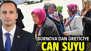 Bornova'dan üreticiye can suyu