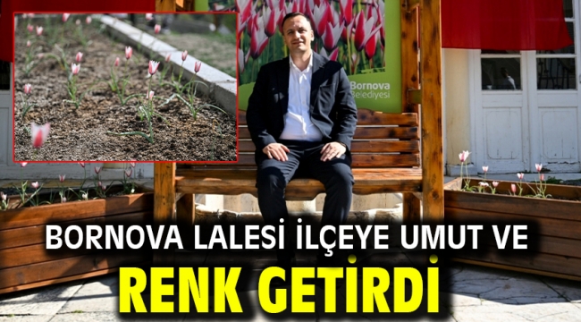 Bornova Lalesi ilçeye umut ve renk getirdi
