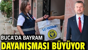 Buca'da bayram dayanışması büyüyor 