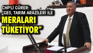CHP'li GÜRER: "GES, TARIM ARAZİLERİ İLE MERALARI TÜKETİYOR"