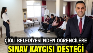 Çiğli Belediyesi'nden Öğrencilere Sınav Kaygısı Desteği