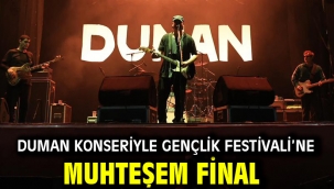 Duman Konseriyle Gençlik Festivali'ne Muhteşem Final
