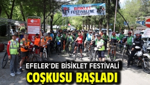 Efeler'de Bisiklet Festivali Coşkusu Başladı