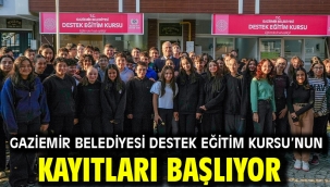Gaziemir Belediyesi Destek Eğitim Kursu'nun kayıtları başlıyor