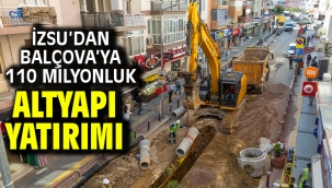 İZSU'dan Balçova'ya 110 milyonluk altyapı yatırımı