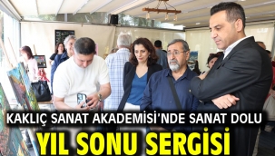 Kaklıç Sanat Akademisi'nde Sanat Dolu Yıl Sonu Sergisi