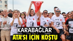 Karabağlar Ata'sı için koştu