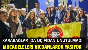 Karabağlar 'da Üç Fidan Unutulmadı: Mücadeleleri Vicdanlarda Yaşıyor