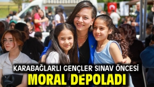 Karabağlarlı Gençler Sınav Öncesi Moral Depoladı