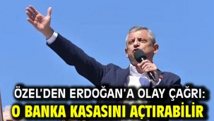 Özel'den Erdoğan'a olay çağrı: O banka kasasını açtırabilir