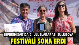 Seferihisar'da 2. Uluslararası Suluboya Festivali sona erdi